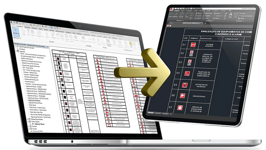 Exportação de projeto Revit para DXF nativo